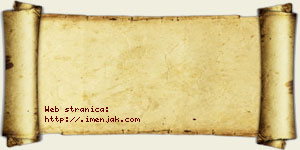 Dejana Jočanin vizit kartica